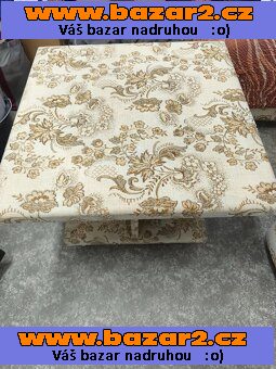 Sedací souprava (gauč, 4x křesla, 2x taburetky, 2x stůl)