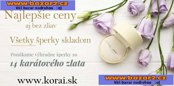 Náramky z bieleho zlata Korai