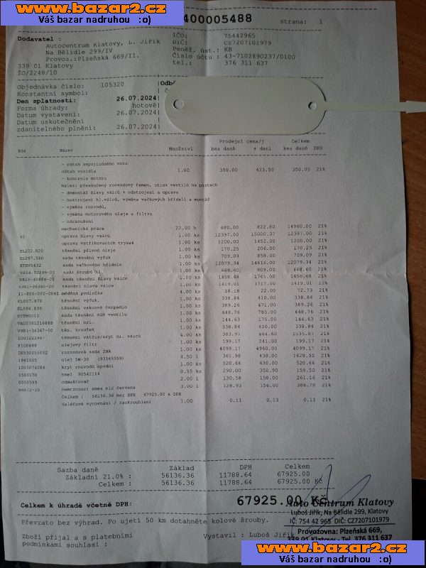 Motor 1,6 tdi 77kw Typ: CAYC motor po GO --2, inzerce-cz.cz Motor 1,6 tdi 77kw Typ: CAYC motor po GO -