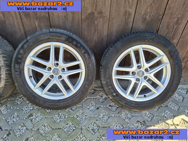Alu kola 5x112 R17 ET 28 oroginál Audi + pneu