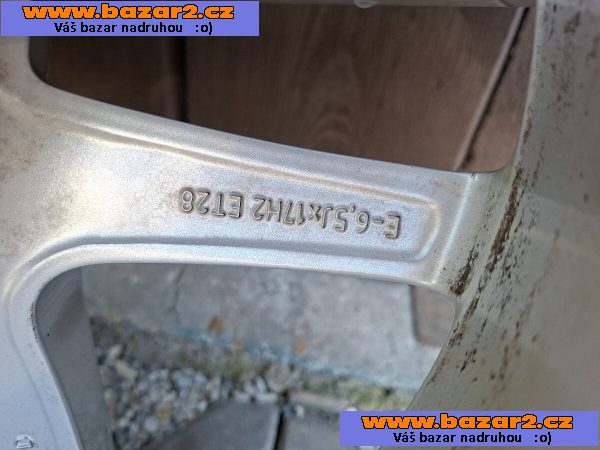 Alu kola 5x112 R17 ET 28 oroginál Audi + pneu