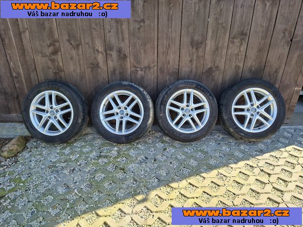 Alu kola 5x112 R17 ET 28 oroginál Audi + pneu
