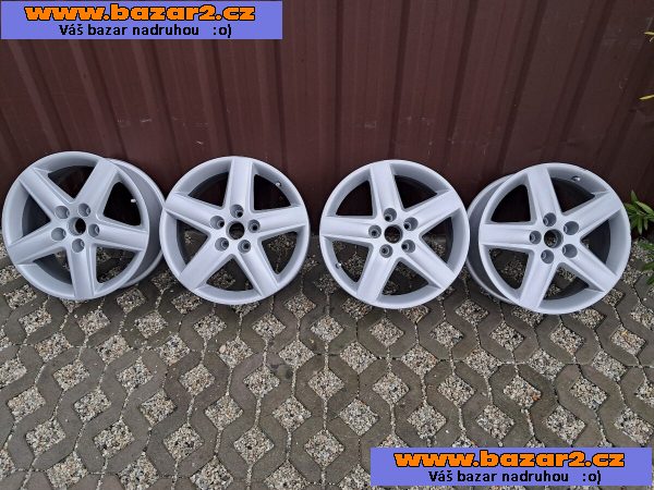 Alu kola 5x112 R16 ET 56 Audi velmi pěkná -