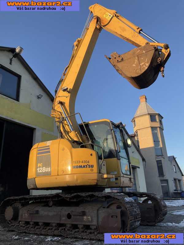 Pásový bagr - KOMATSU PC128US-8-AC, BAGR