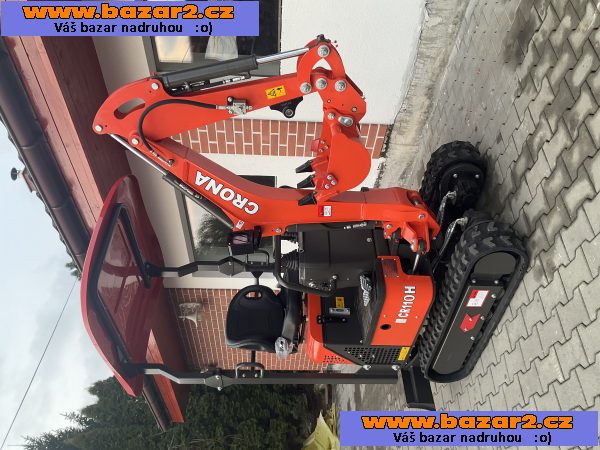 BAGR, MINIBAGR CR11OH, 1100 kg + lžíce 40 cm-2, inzerce-cz.cz BAGR, MINIBAGR CR11OH, 1100 kg + lžíce 40 cm