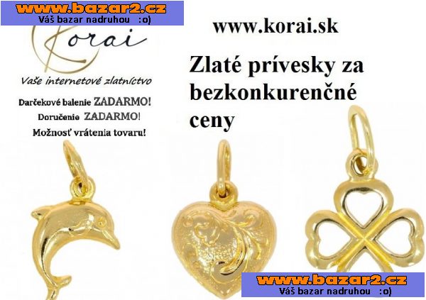 Zlaté prívesky Korai-5, inzerce-cz.cz Zlaté prívesky Korai