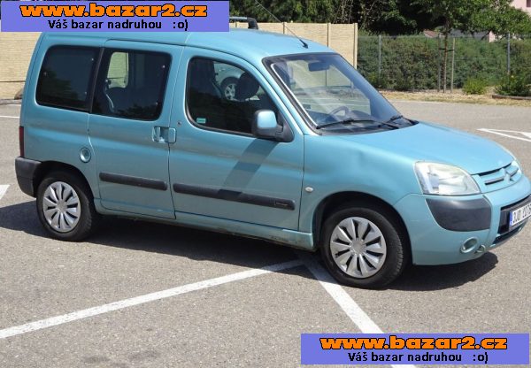 Citroen Berlingo 1.6i r.v.2005 (80 kw) Koup.ČR stk:8/2026-2, inzerce-cz.cz Citroen Berlingo 1.6i r.v.2005 (80 kw) Koup.ČR stk:8/2026