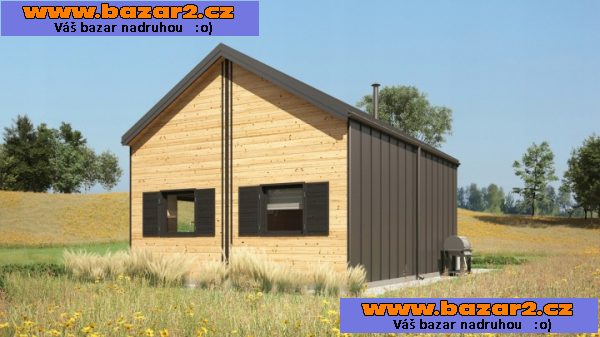 Dřevěný celoroční / rekreační domek 5 m x 7 m (35 m2)
