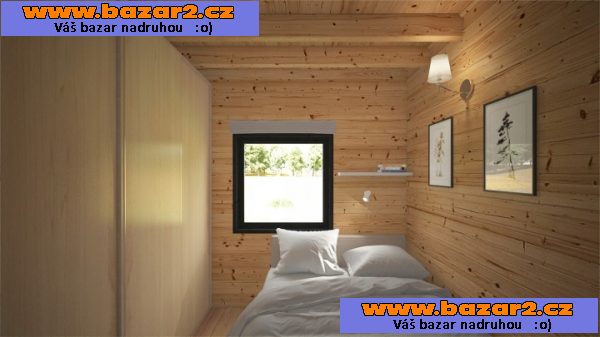 Dřevěný celoroční / rekreační domek 5 m x 7 m (35 m2)