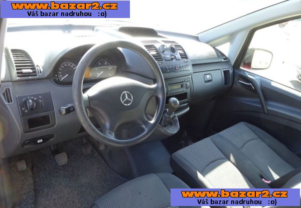 Mercedes Benz Vito 2.2 CDI r.v.2012 (70 kw) 9.mÍST serviska-5, inzerce-cz.cz Mercedes Benz Vito 2.2 CDI r.v.2012 (70 kw) 9.mÍST serviska