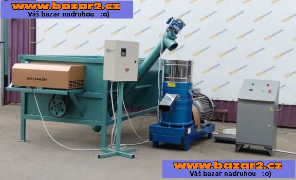 Peletovaci lis krmiva/zemědělského odpadu  37 kW+ měkký start