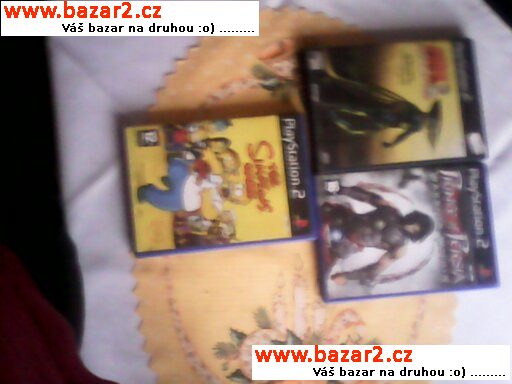 PS2 konzole ovladace a hry