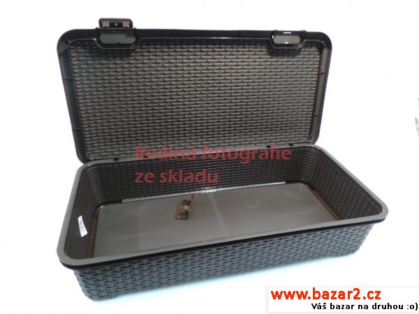 Úložný box Curver pod postel Rattan