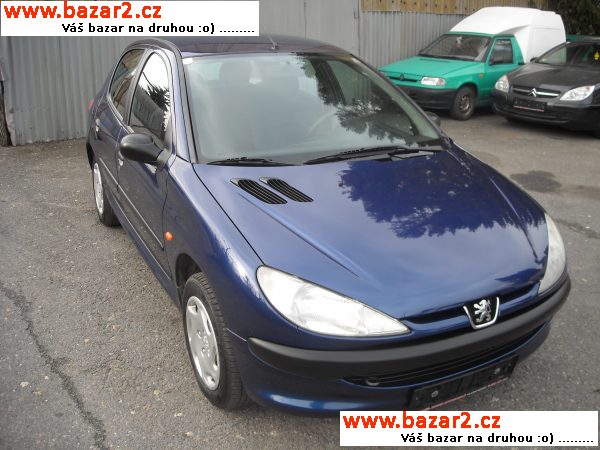 Peugeot 206 1.4i 55kw,najeto 93008km VÝBORNÝ STAV