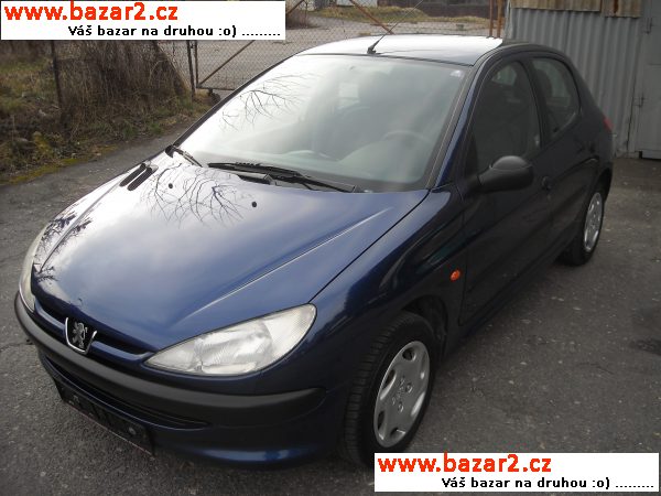 Peugeot 206 1.4i 55kw,najeto 93008km VÝBORNÝ STAV