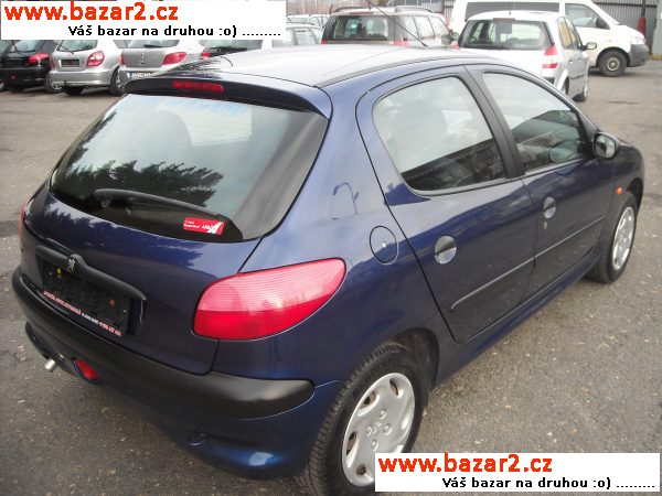 Peugeot 206 1.4i 55kw,najeto 93008km VÝBORNÝ STAV
