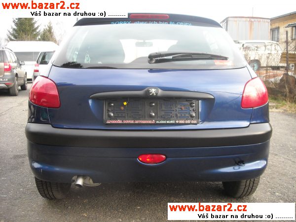 Peugeot 206 1.4i 55kw,najeto 93008km VÝBORNÝ STAV
