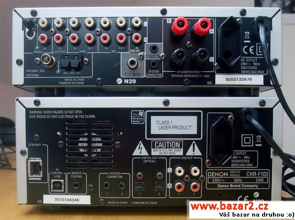 Minisystém Denon DRA-F102DAB