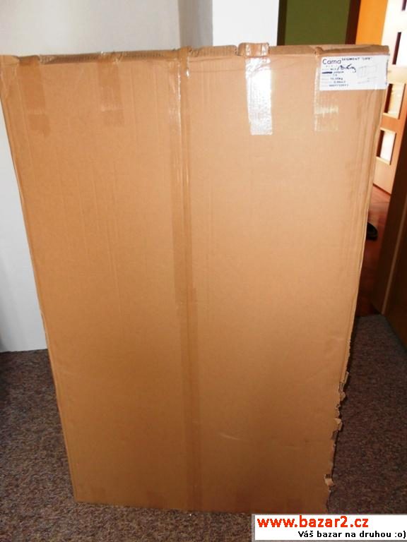 Panel pod TV, bílý – lesklý