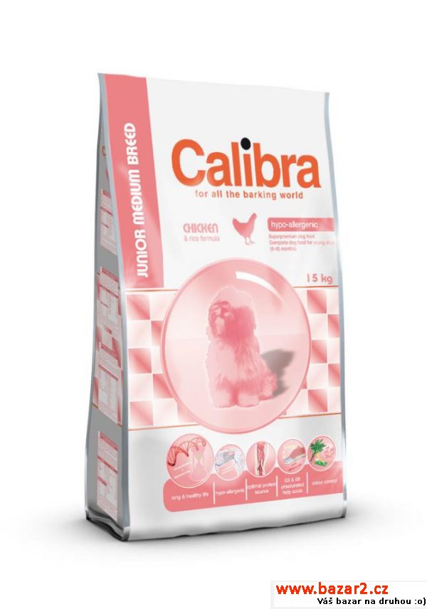 Granule pro psy Calibra Junior 15kg