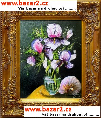 Kytice - olej plátno ručně malovaný obraz A03240