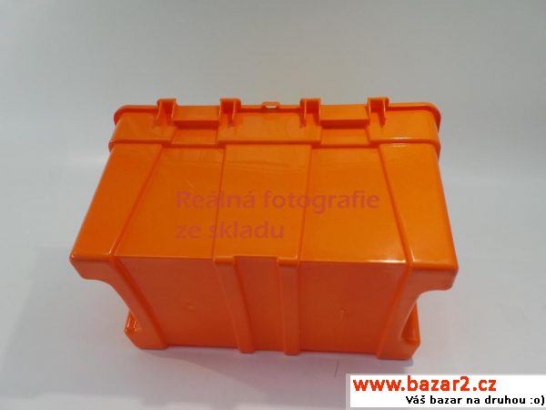 Box s víkem WHAM, 50l, oranžová