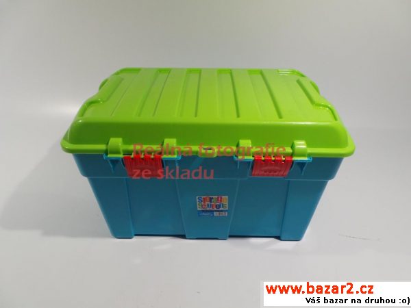Box Wham s víkem 50l, tyrkysová