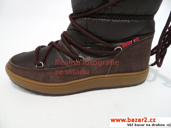 Dámské sněhule, RedFoot,tmavě hnědé