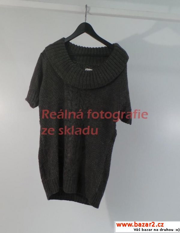 Dámský svetr Emoi s příměsí vlny, šedý