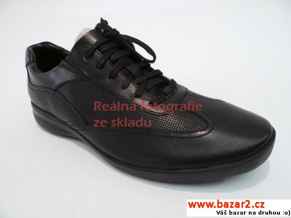 Pánské kožené boty Clarks černé