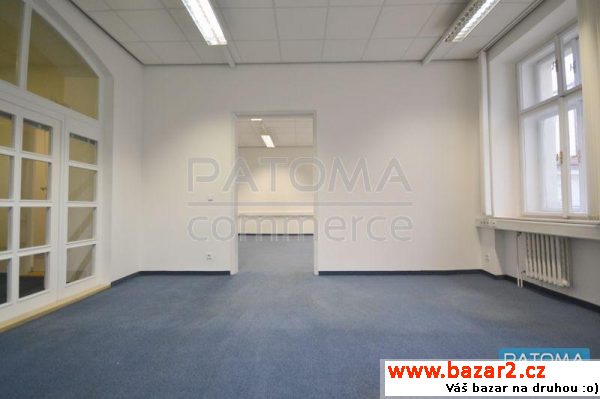 Pronájem kanceláří 151m2, Praha 1, ul. Růžová,