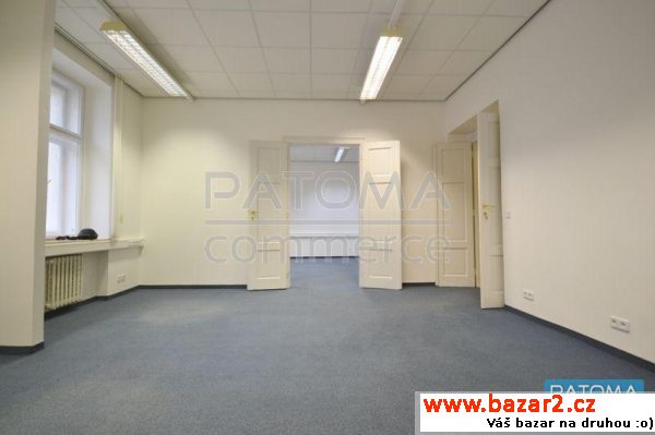 Pronájem kanceláří 151m2, Praha 1, ul. Růžová,