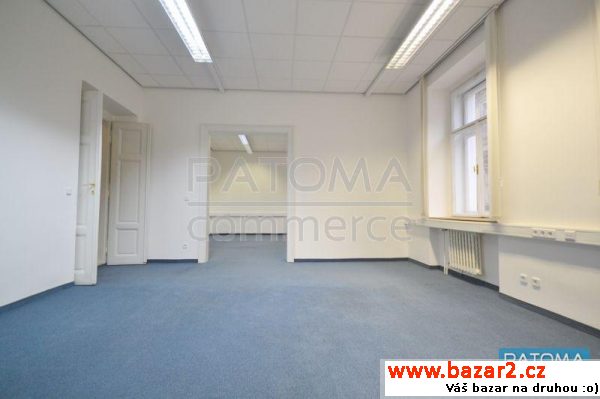 Pronájem kanceláří 151m2, Praha 1, ul. Růžová,