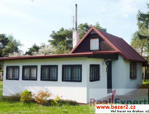Prodej hezké chaty 4+1, 69 m2, výjimečný pozemek