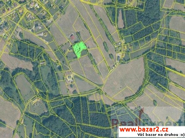 Pozemek 2.183 m2 se stavební parcelou a číslem