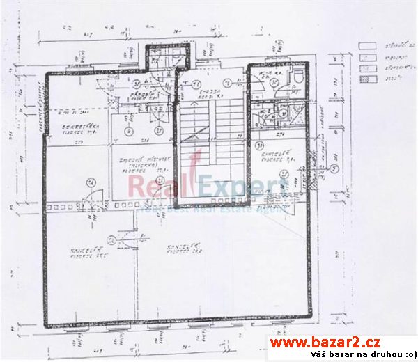 Pronájem NP - 5 kanceláře s příslušenstvím 110m2,