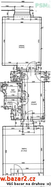 Prodej prostoru 57,9 m2 do OV, ul. Branická, Praha