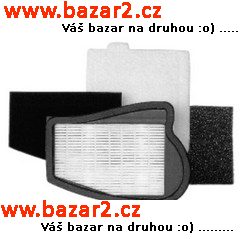  HEPA filtr pro vysavače AEG AEF06 černý/bílý