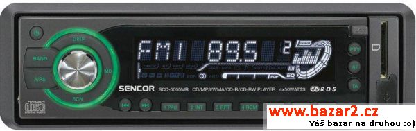 Autorádio s CD/MP3 a USB SCD 5055MR