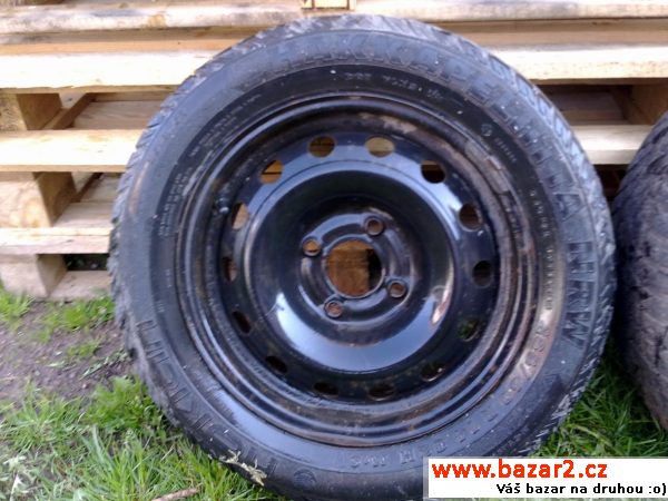 4ks plech. disků 4x108 R14 s pneu
