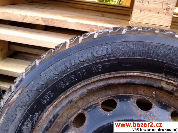 4ks plech. disků 4x108 R14 s pneu