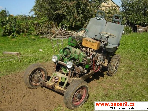 Traktor domácí vyroby
