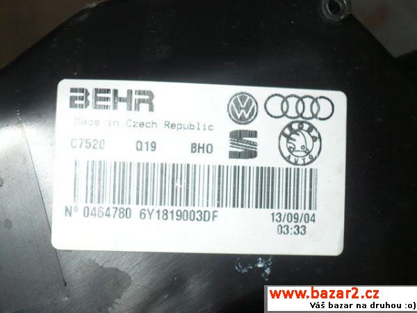 Škoda Fabia - topení s klimatizací