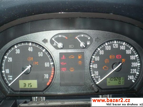 Škoda Fabia - budíky s pal. poč.