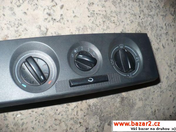 Škoda Fabia - panel ovládání topení