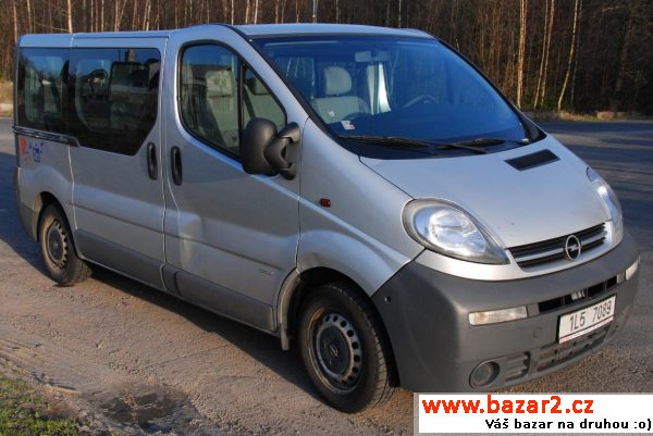 Opel Vivaro 9 míst, po GO motoru