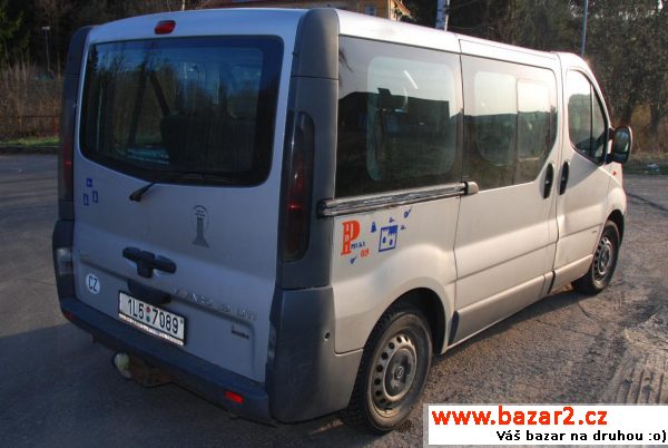 Opel Vivaro 9 míst, po GO motoru
