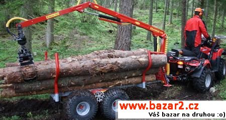 Vyvážecí přívěs 1700 kg s pohonem 