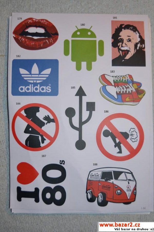 Nabízím samolepky stickerbomb