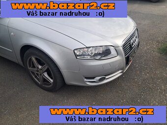 Audi A4 B7 přední čast vozu bez koroze a poškození-2, inzerce-cz.cz Audi A4 B7 přední čast vozu bez koroze a poškození